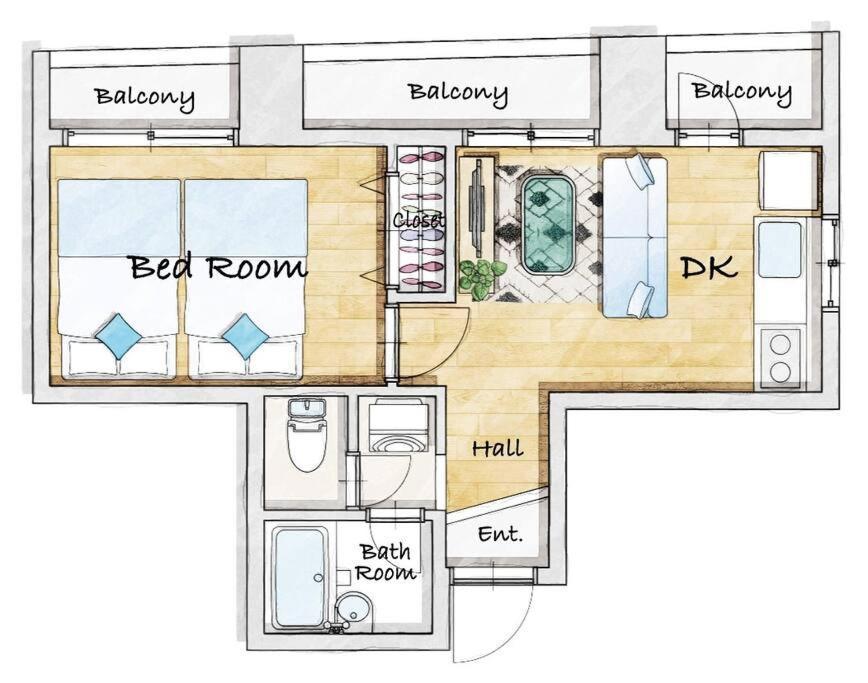 Appartement Elle's Shirokane 301